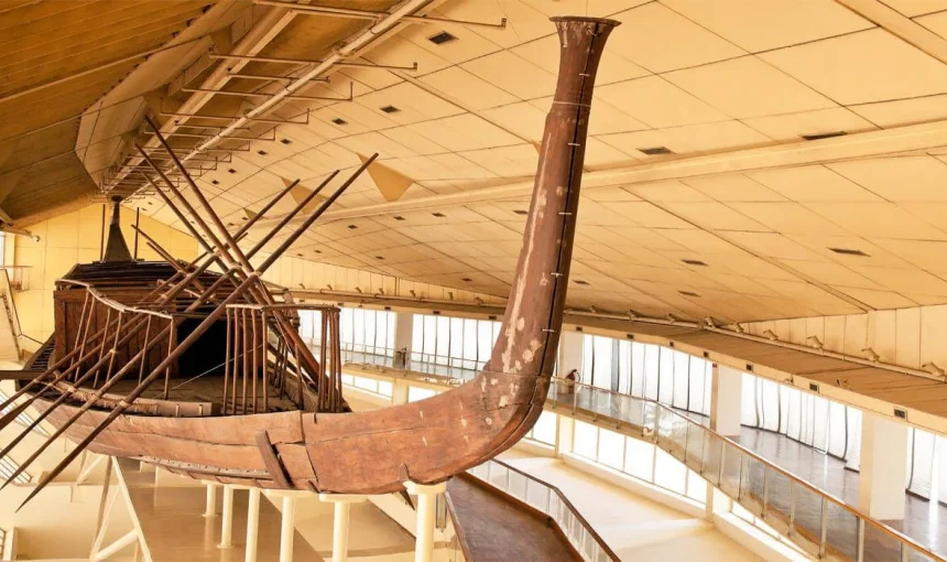 ☀️ Khufu’s Solar Boat: The Pharaoh’s Journey to Eternity